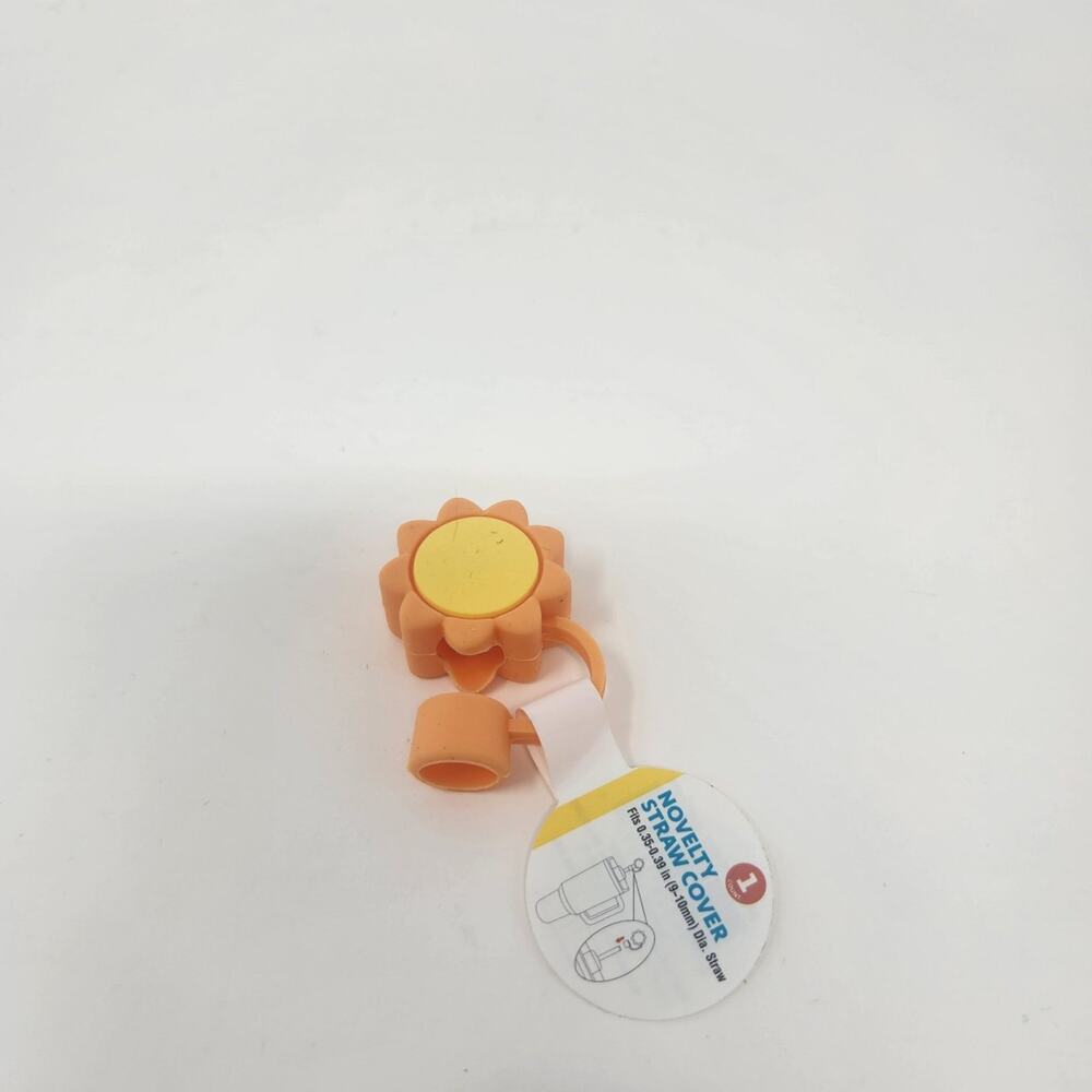 Yellow Sunflower Tumbler Straw Cover